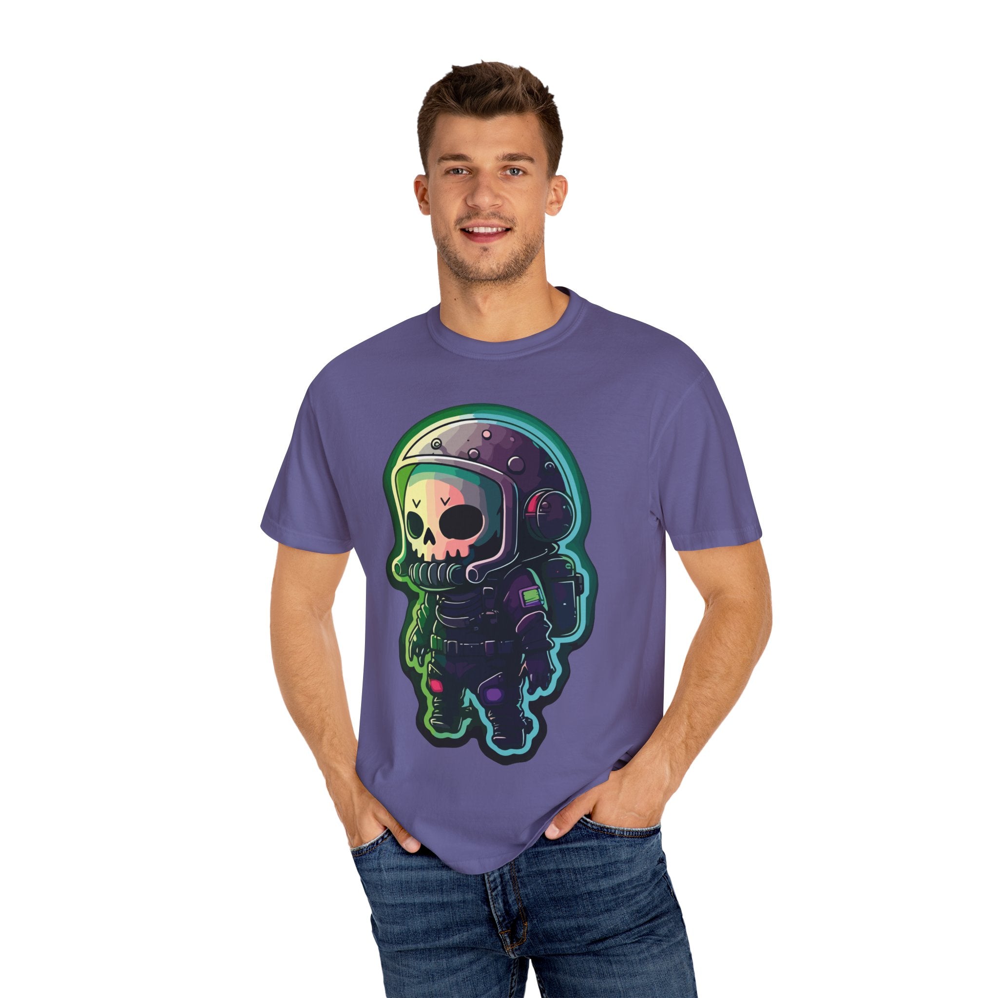 Funny Grim Reaper Astronaut Streetwear T-shirt