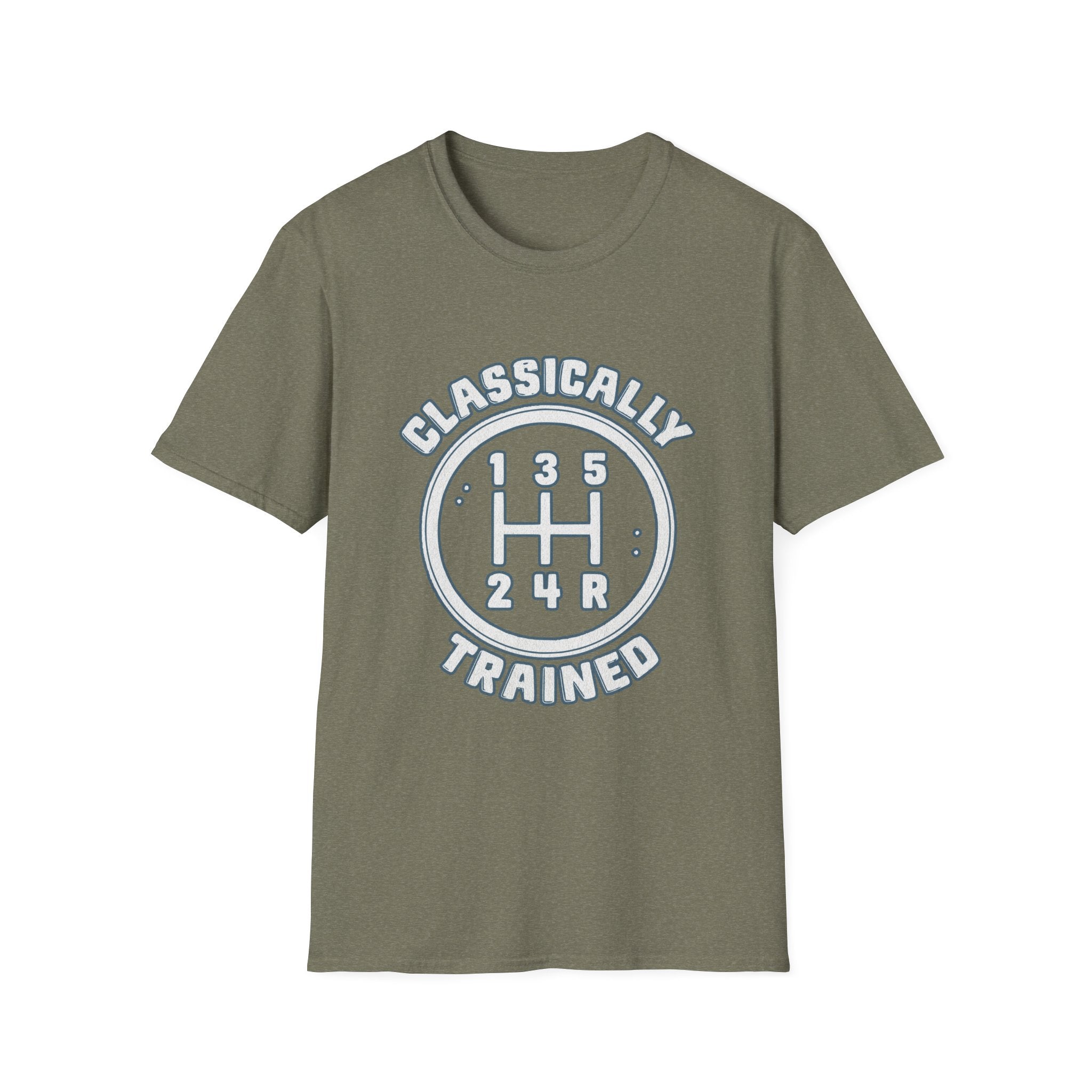 Classically Trained Stick Shift Hot Rod Gearhead Vintage Car T-Shirt