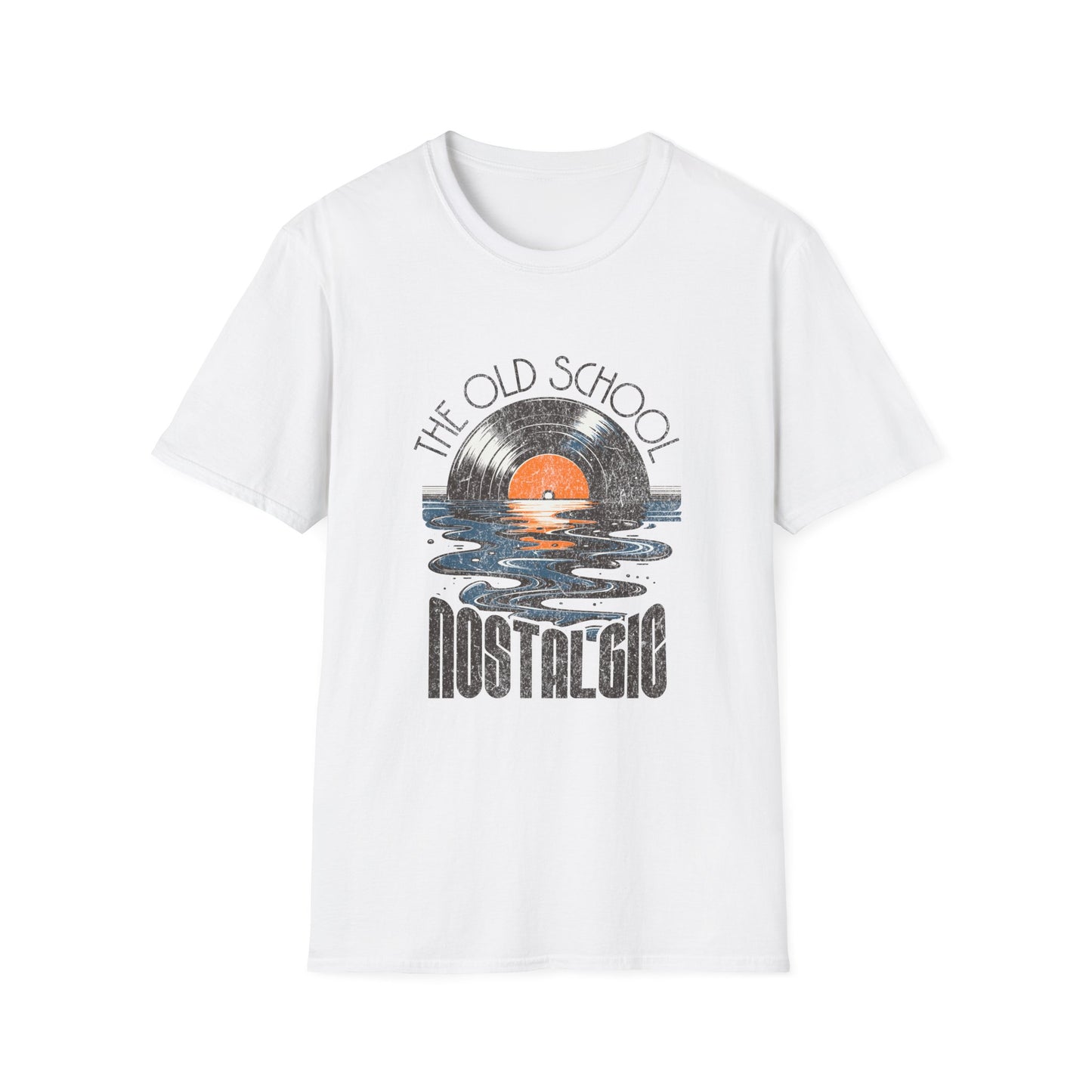 Retro Nostalgic Vintage Vinyl Music T-shirt