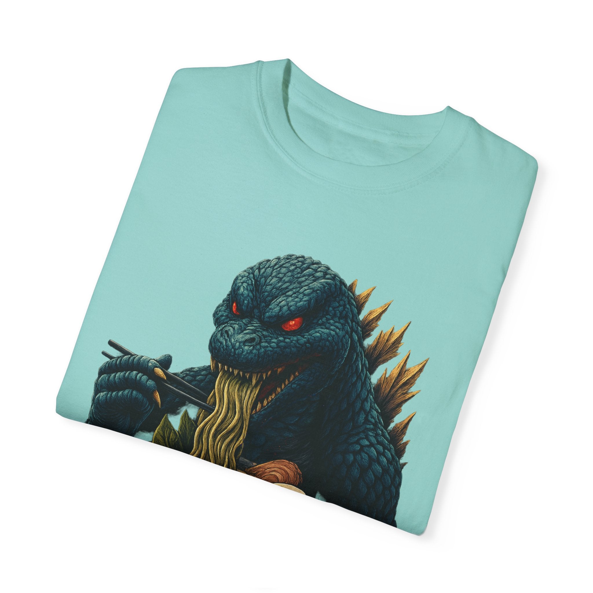 Kaiju Godzilla Eating Ramen T-shirt