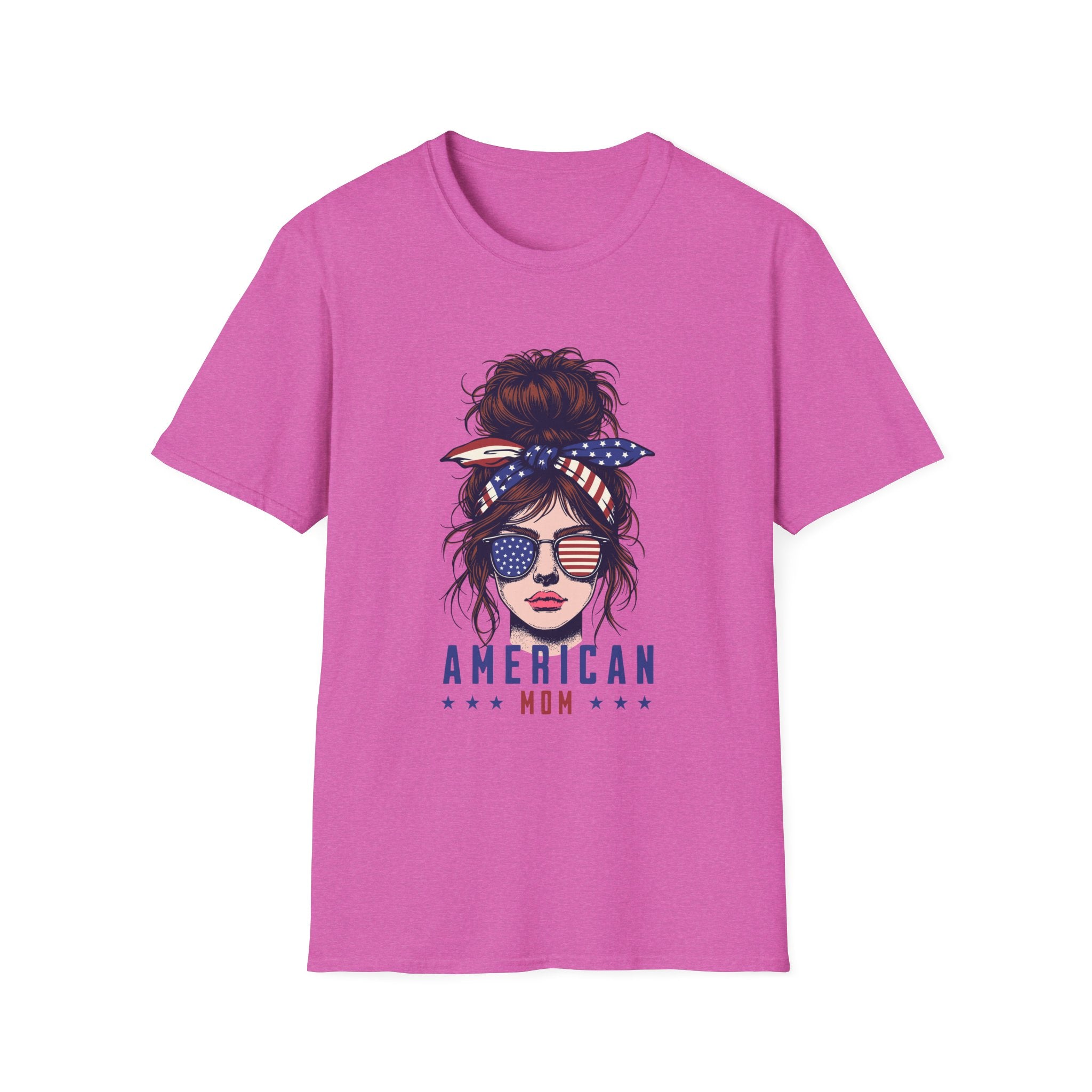 4th of July Gifts for Mothers American Mom T-shirt