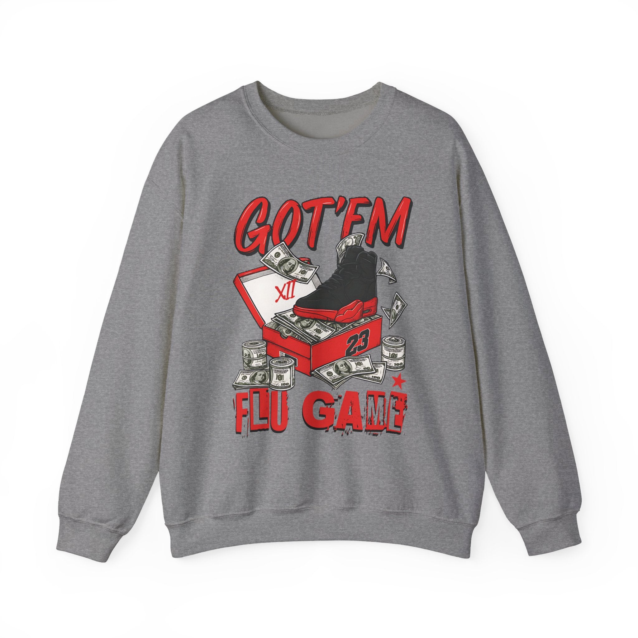 Streetwear Sneakerhead Match Jordan 12 Retro Flu Game Sweatshirt