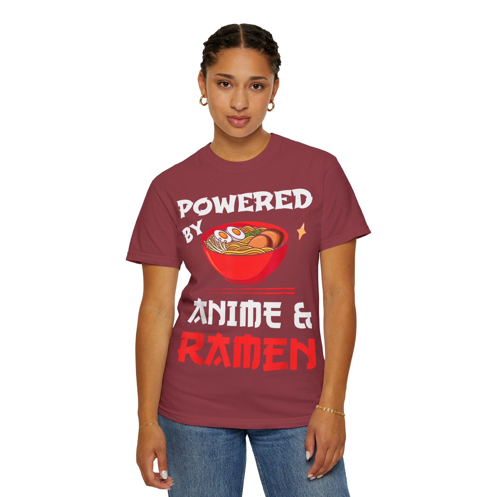 Powered by Anime & Ramen Anime T-shirt