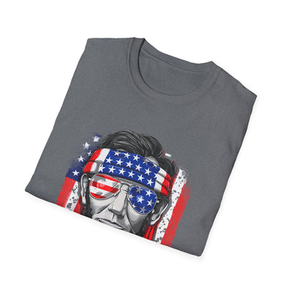 US Abe President Lincoln Merica 4th of July T-Shirt