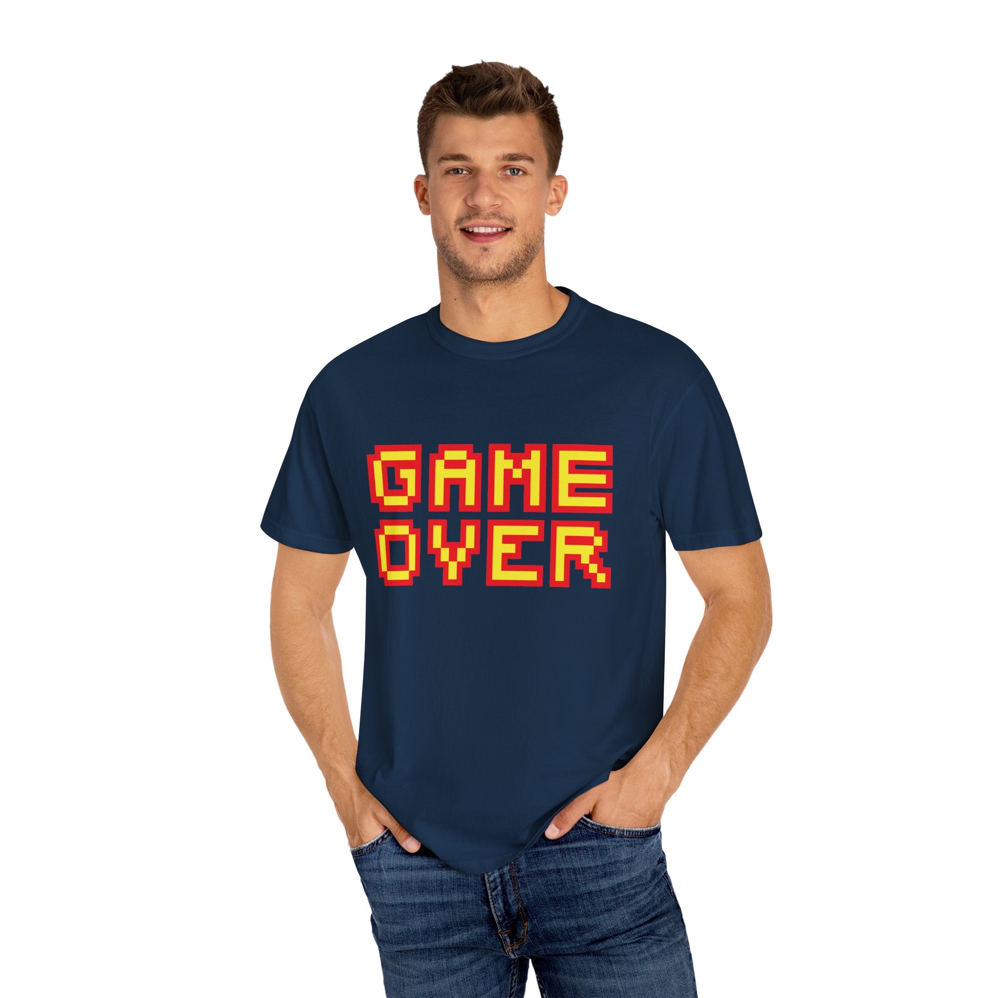 Funny Pixel Gamer Game Over T-shirt