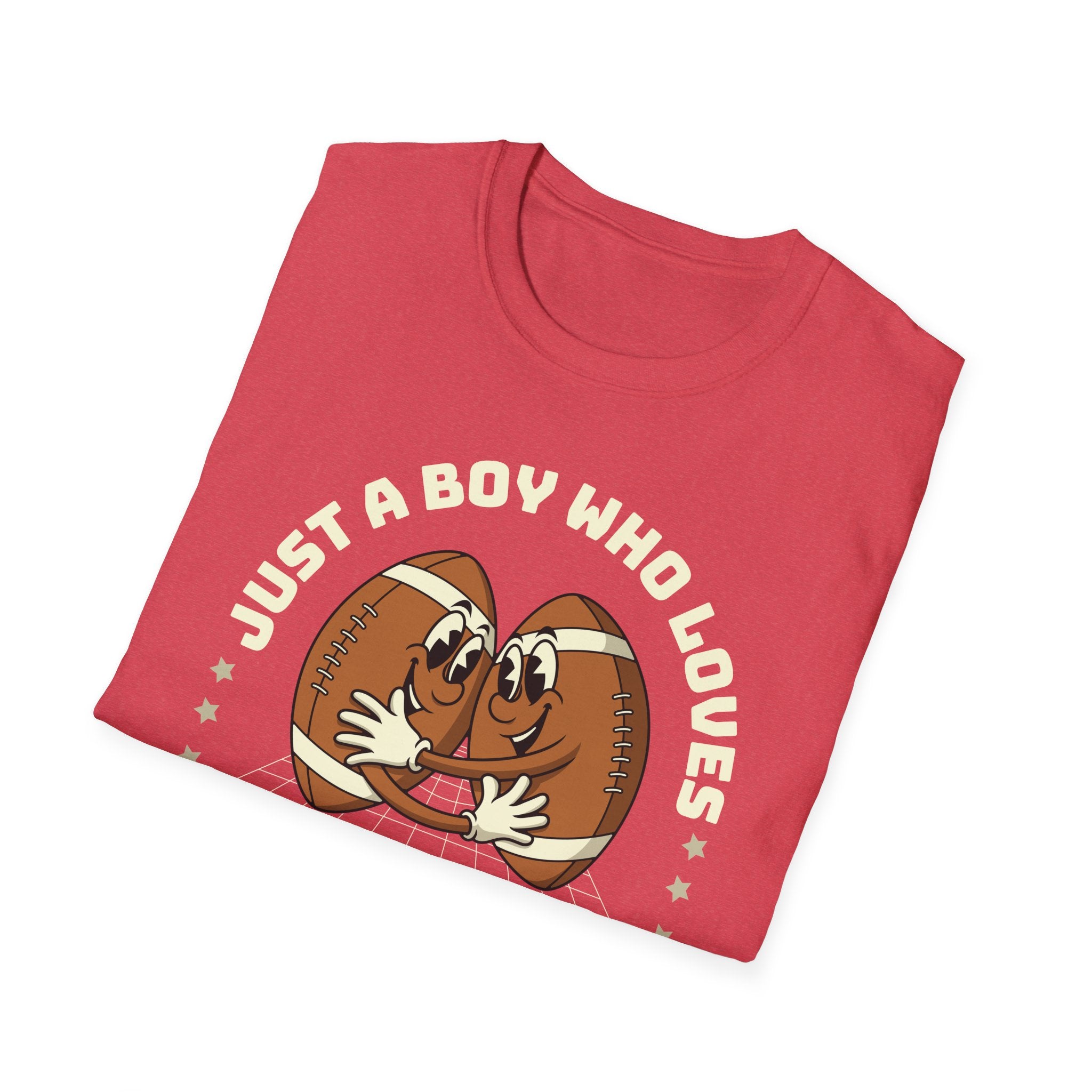 Just a Boy Who Loves Football Game Day T-Shirt