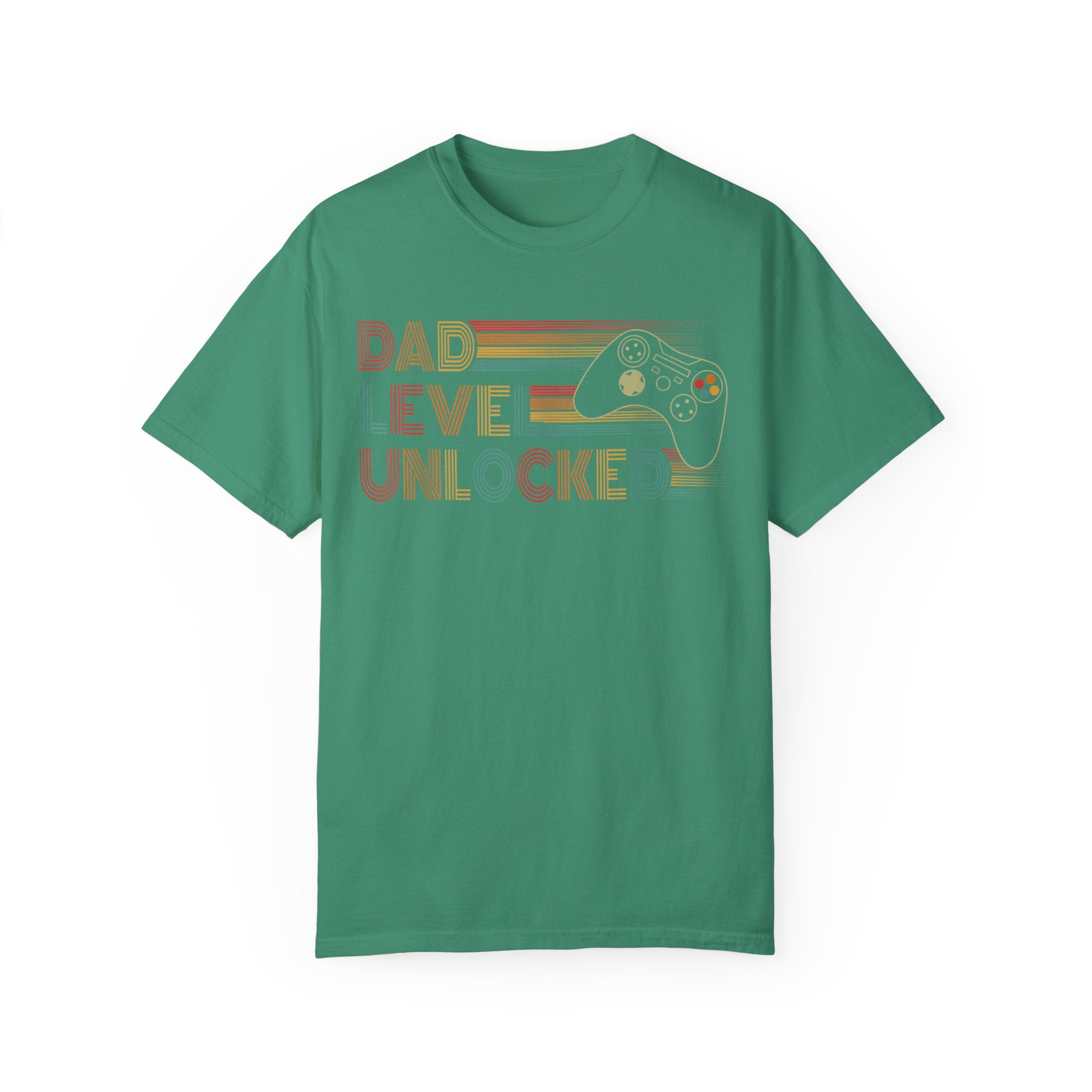 Dad Level Unlocked Retro Gaming Dad T-shirt