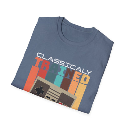 Retro Classically Trained on 8-Bit Quests Gamer T-Shirt