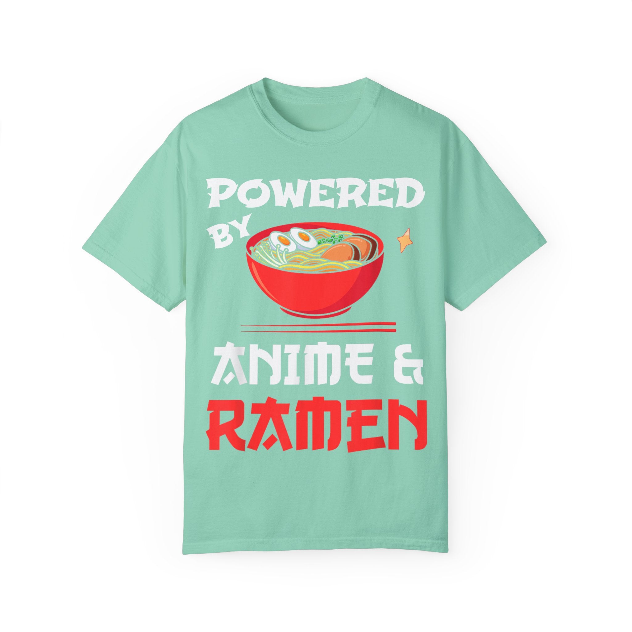 Powered by Anime & Ramen Anime T-shirt