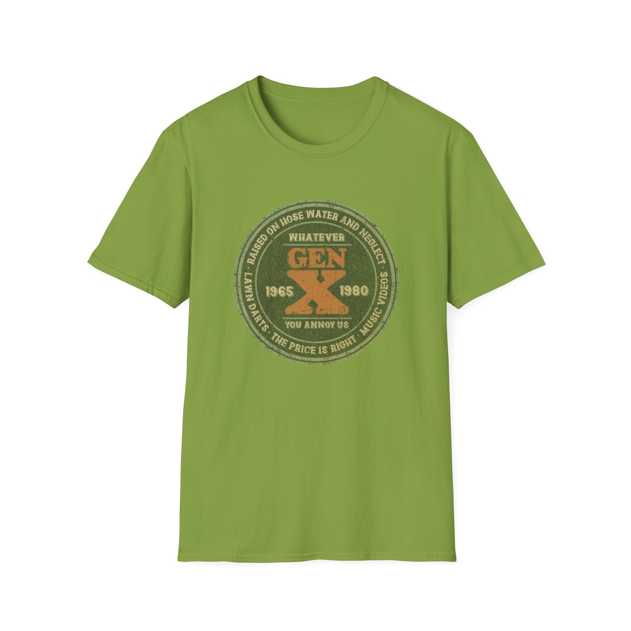 Raised on Hose Water and Neglect Retro 80s Gen X T-shirt