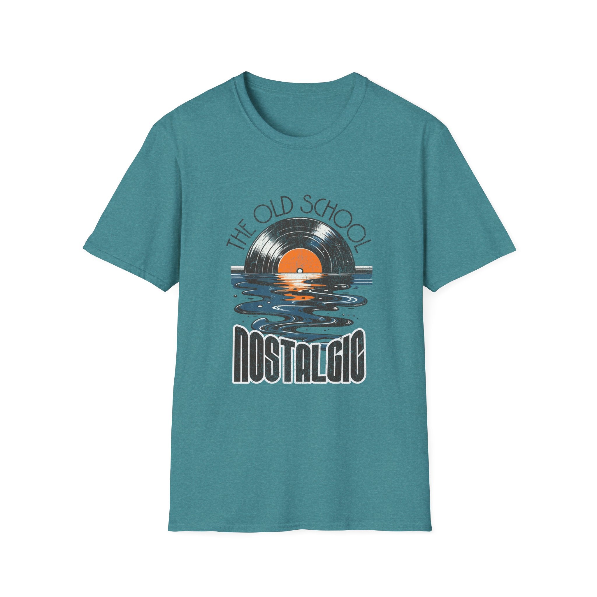 Retro Nostalgic Vintage Vinyl Music T-shirt