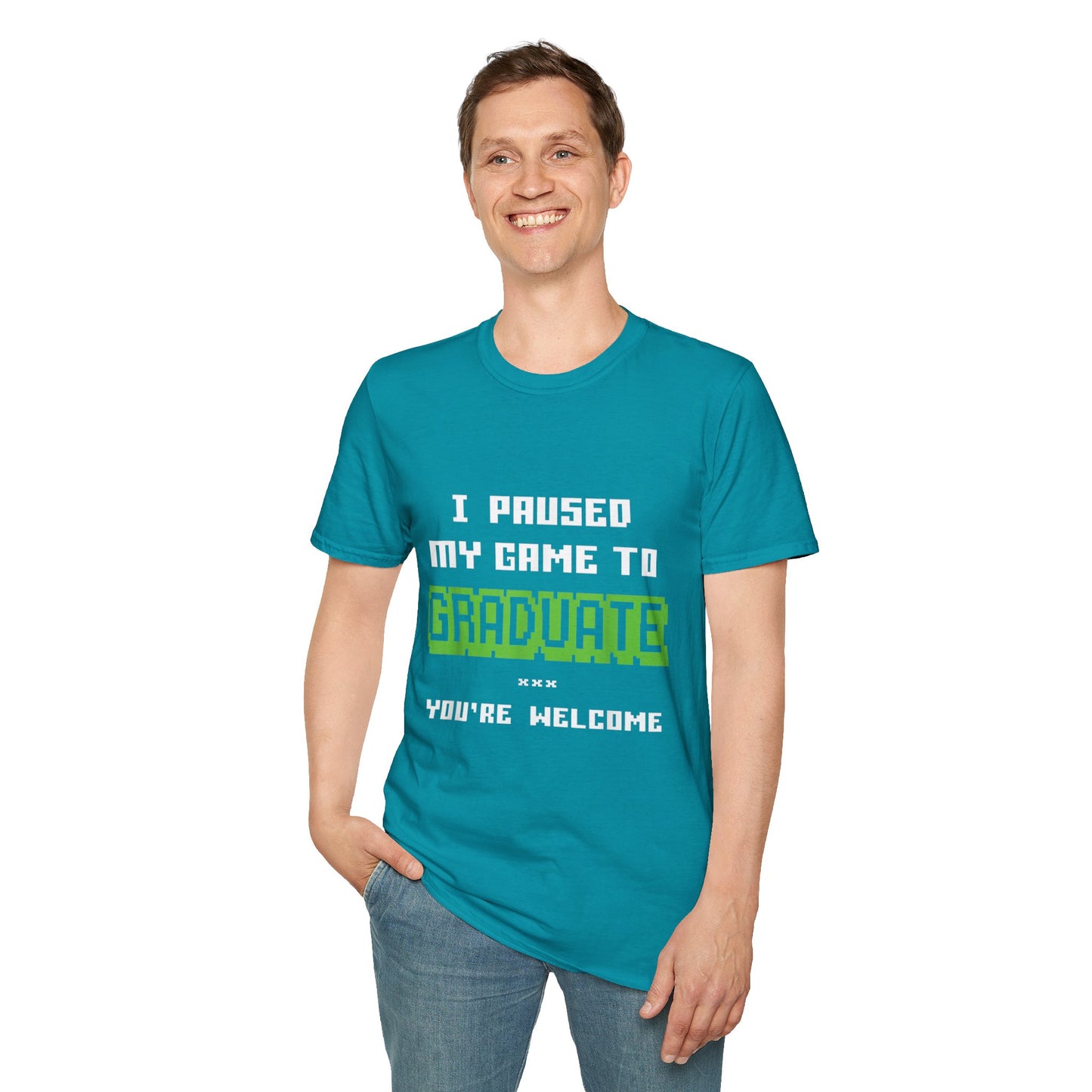 I Paused My Game to Graduate Gamer Graduation T-shirt