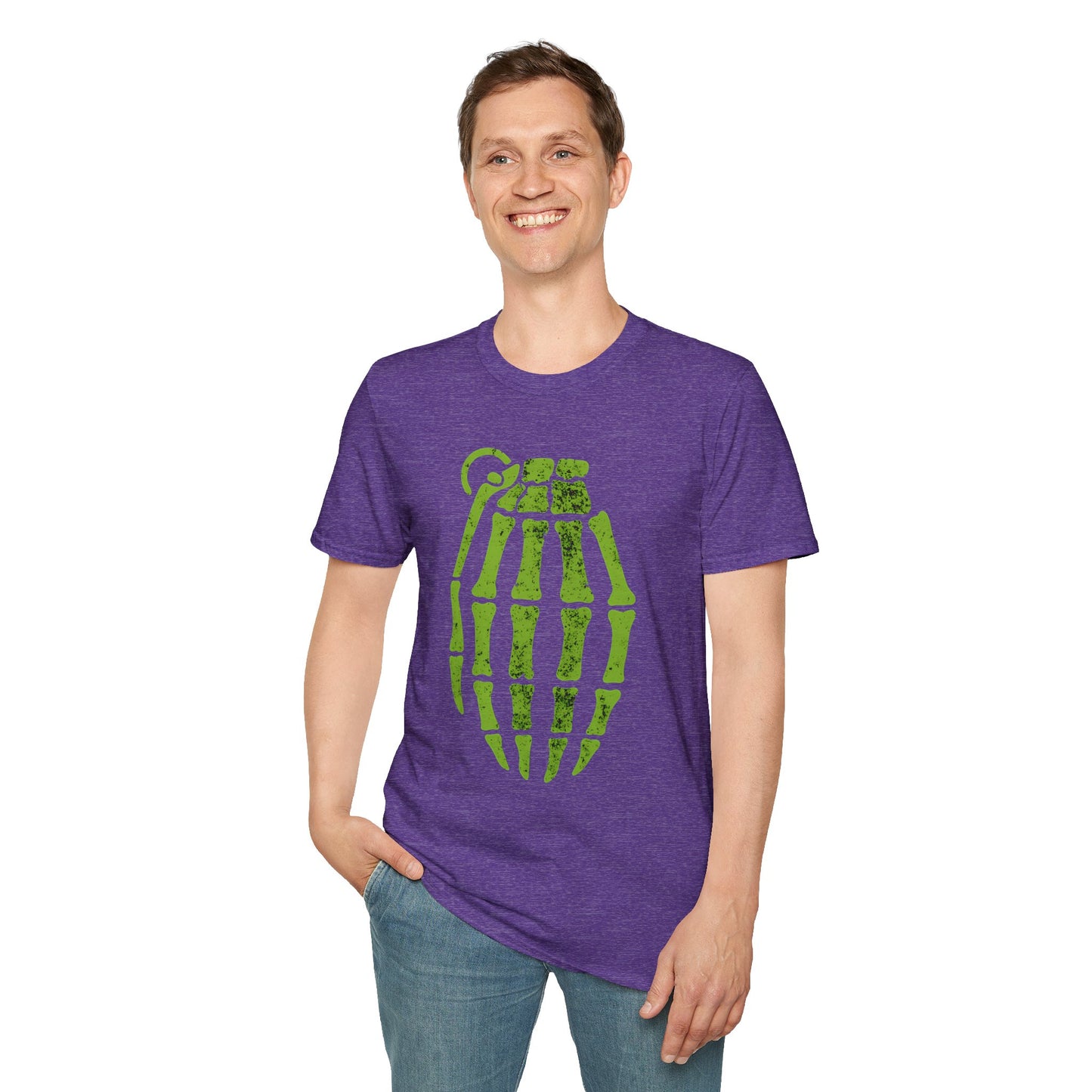 Pop Culture Radioactive Grenade Pinkman Skeleton T-Shirt