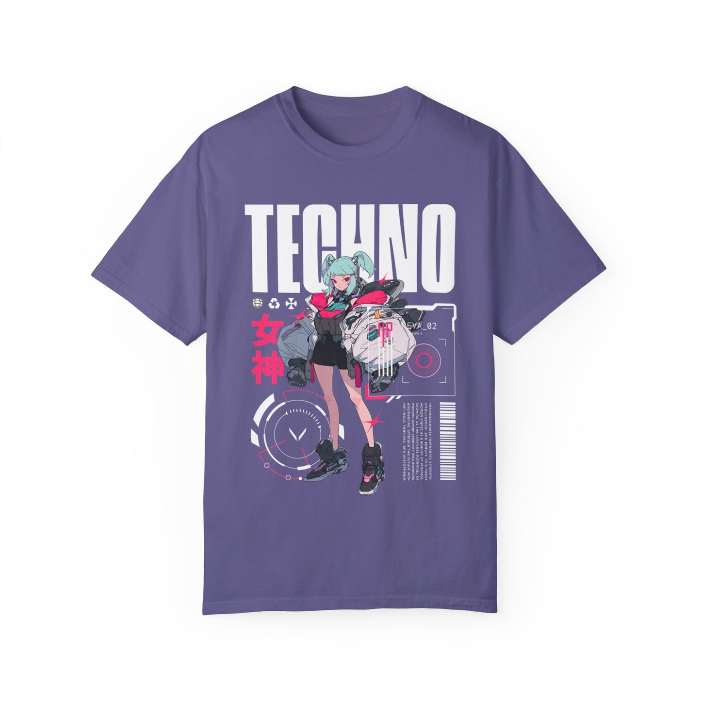 Techno Anime Girl T-shirt