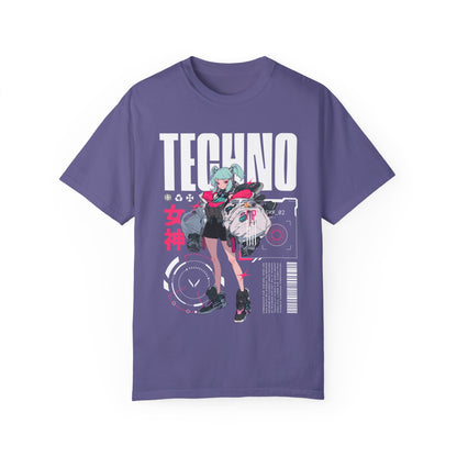 Techno Anime Girl T-shirt