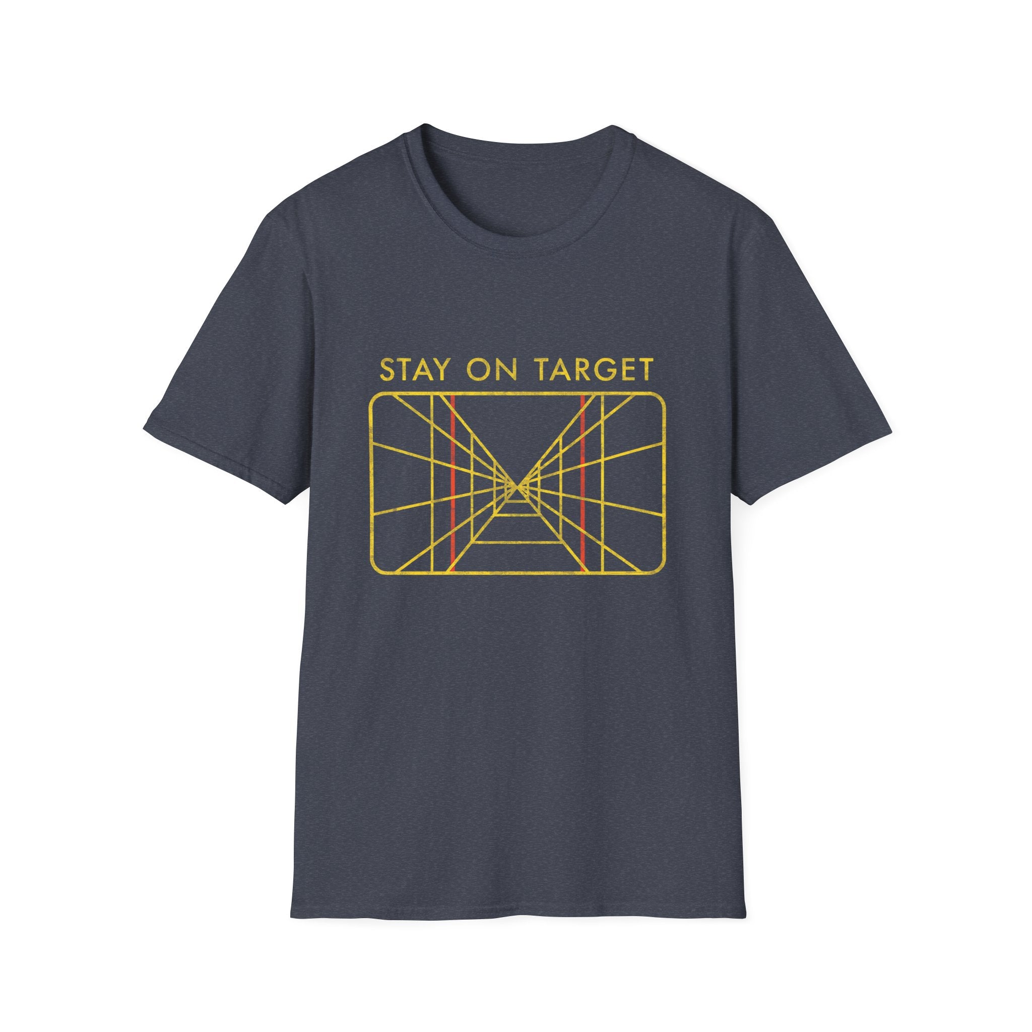 Funny Pop Culture Stay on Target Arcade Retro 80s T-shirt