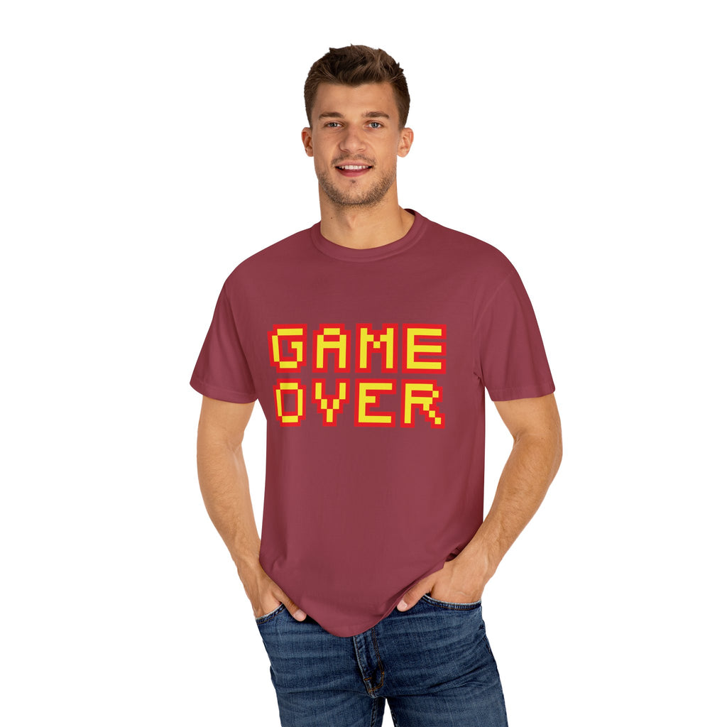 Funny Pixel Gamer Game Over T-shirt