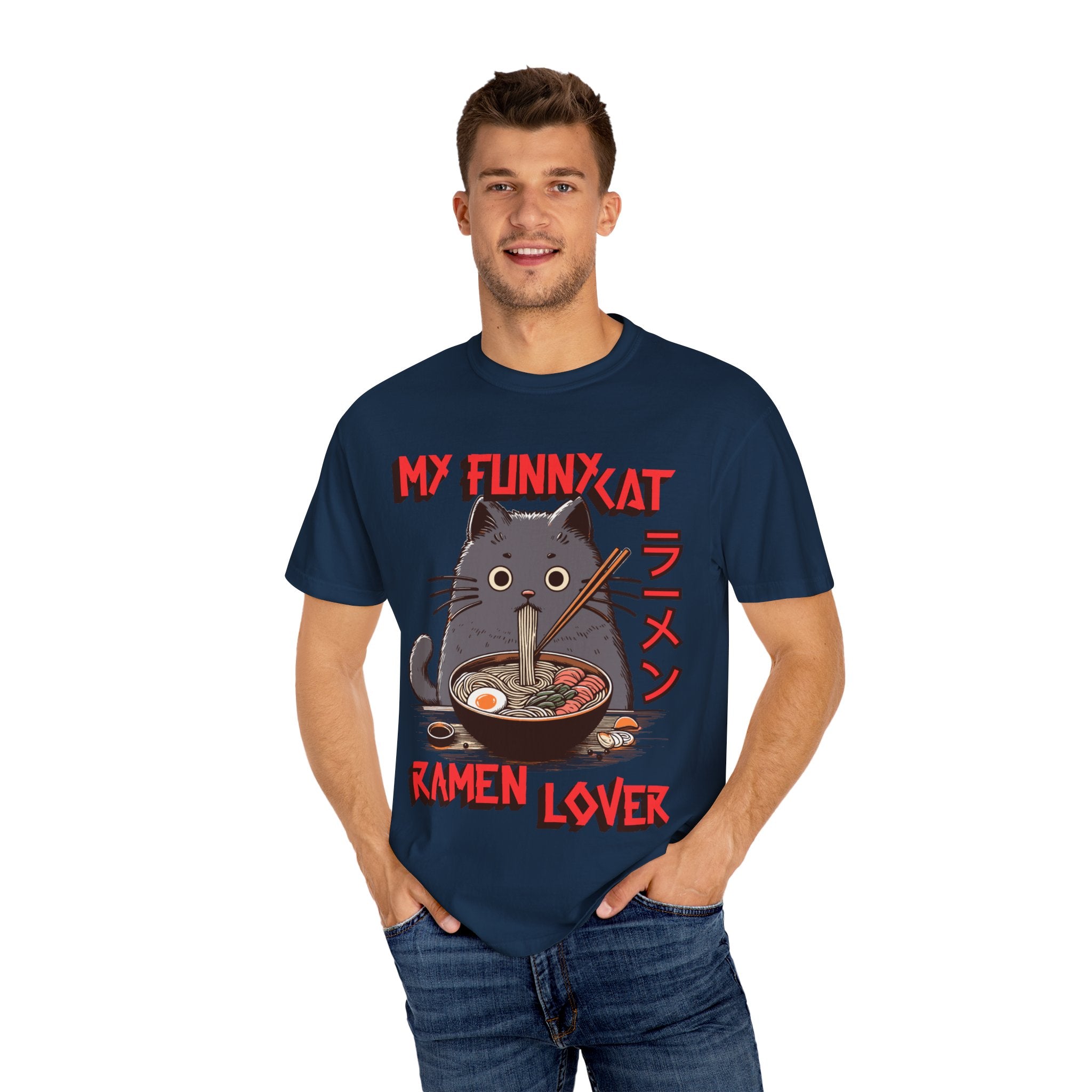My Funny Cat Ramen Anime Lover T-shirt