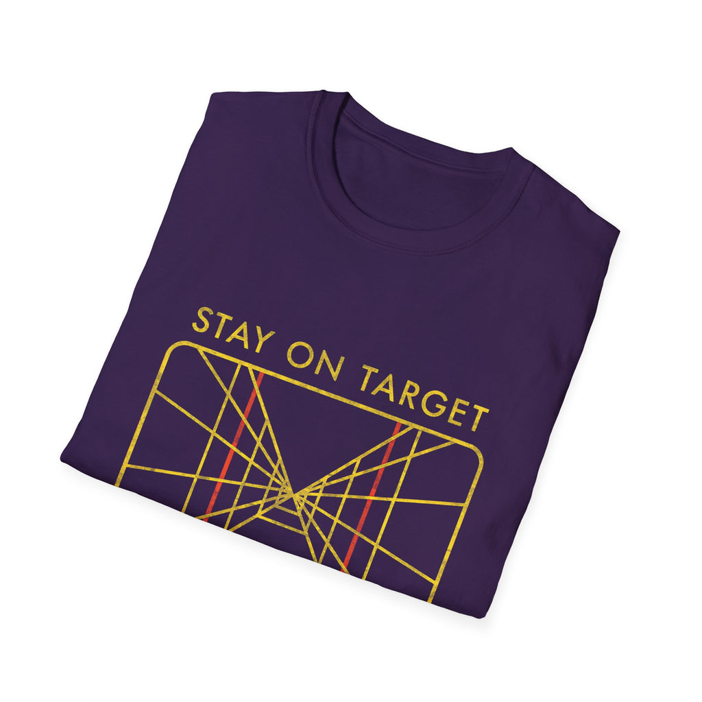 Funny Pop Culture Stay on Target Arcade Retro 80s T-shirt