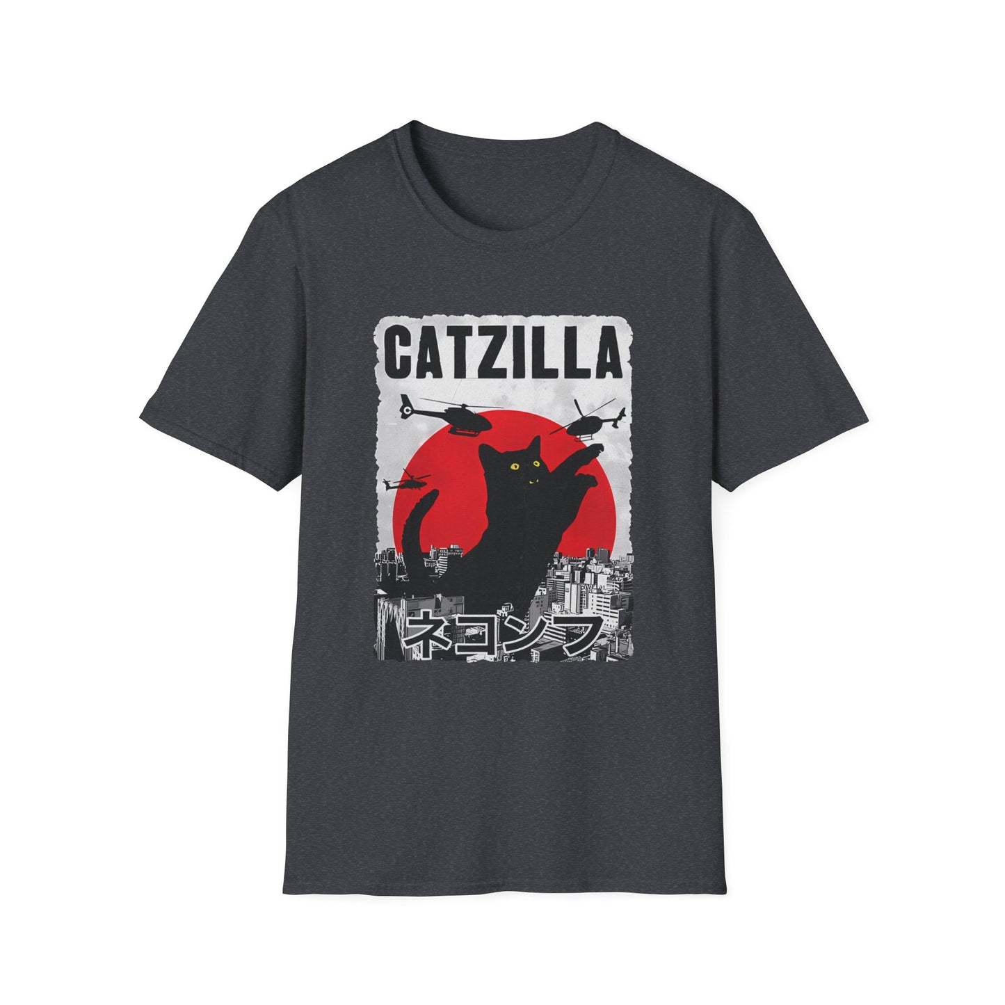 Catzilla Pop Culture Godzilla T-Shirt