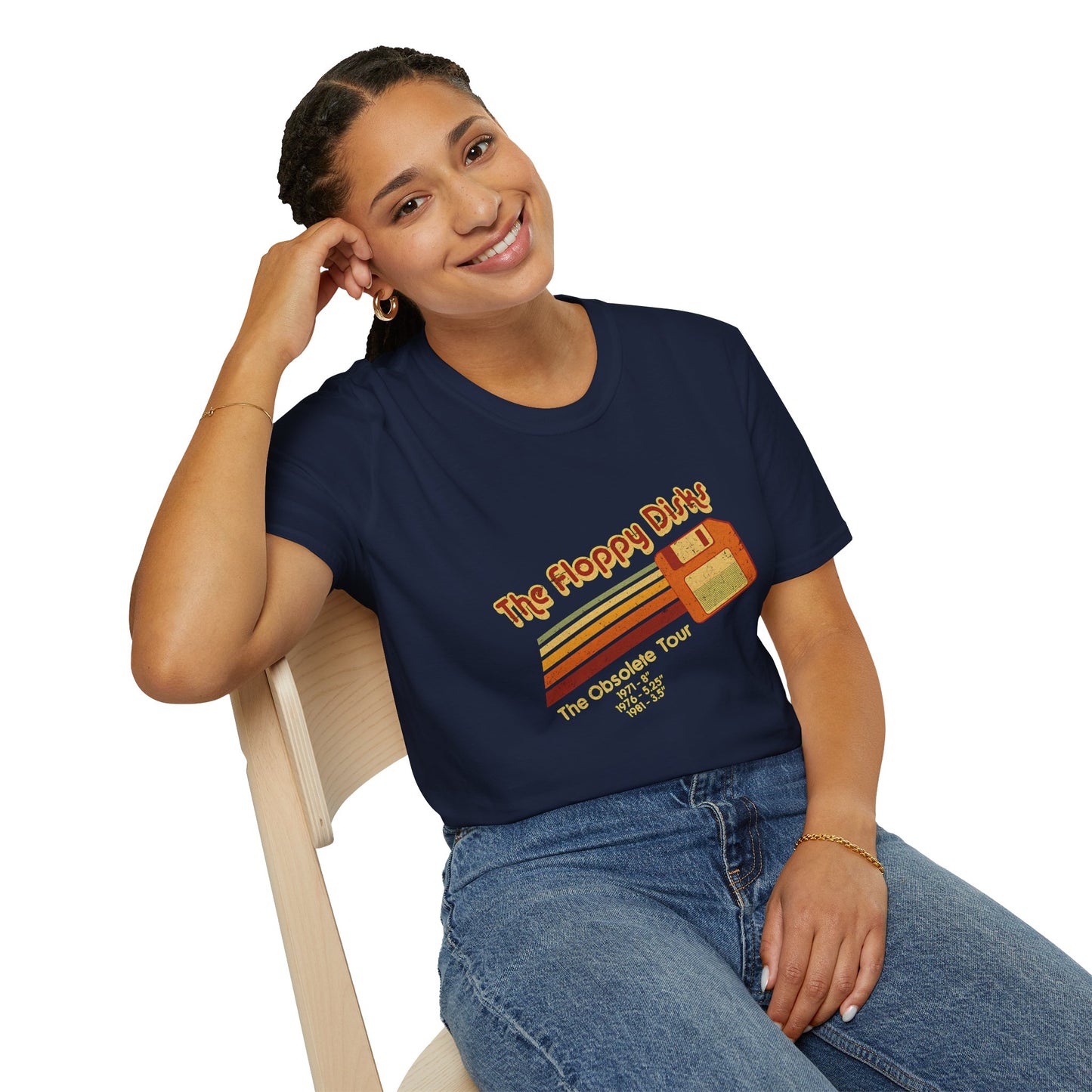 The Vintage Floppy Disk Retro Computer Throwback T-shirt