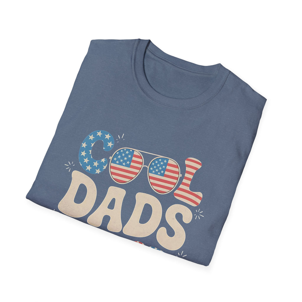 USA 4th of July Cool Dads Club America Father's Day T-shirt