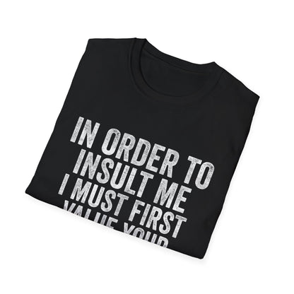 Joke Sarcastic Tee Hilarious Adult Graphic T-shirts