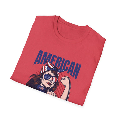 American Empowered Woman 4th of July Gifts Women's T-shirt