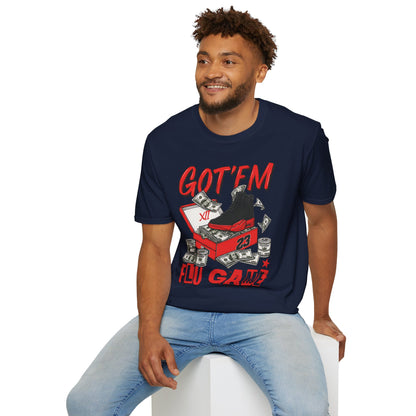 Streetwear Match Jordan 12 Retro Flu Game - XII Graffiti Sneakerhead T-Shirt