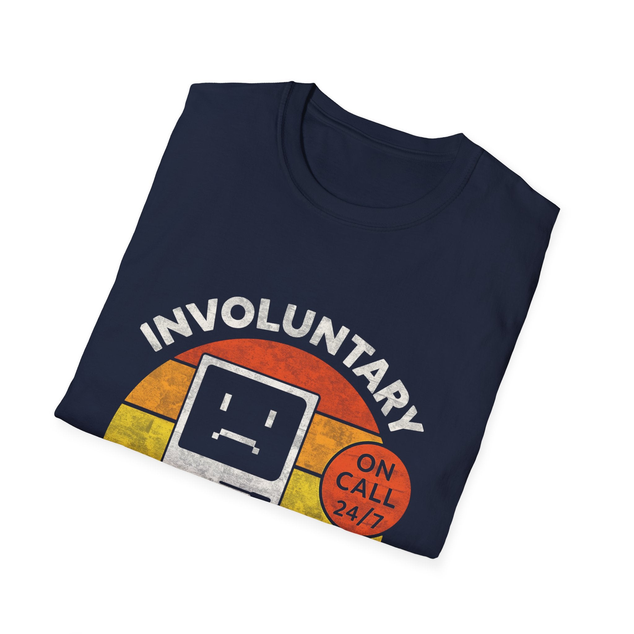 Involuntary Tech Support Funny Retro 80s Computer T-shirt
