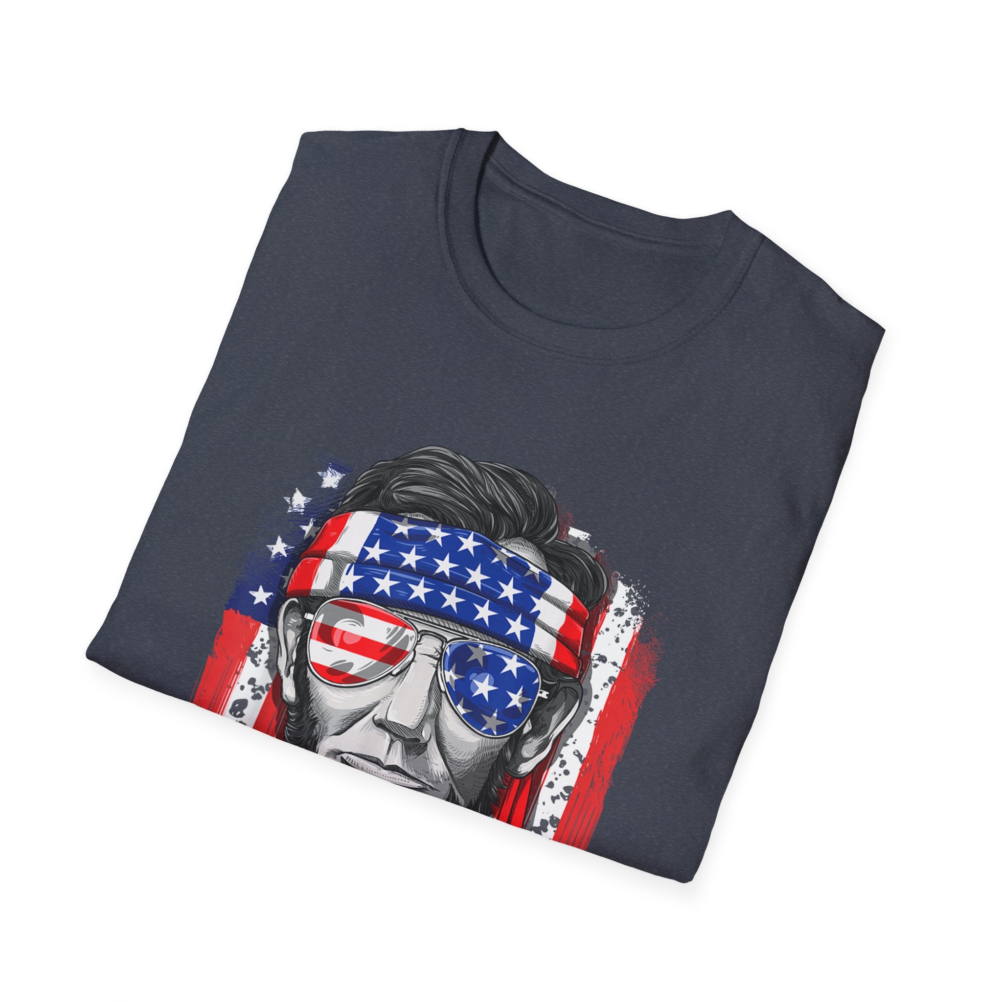 US Abe President Lincoln Merica 4th of July T-Shirt