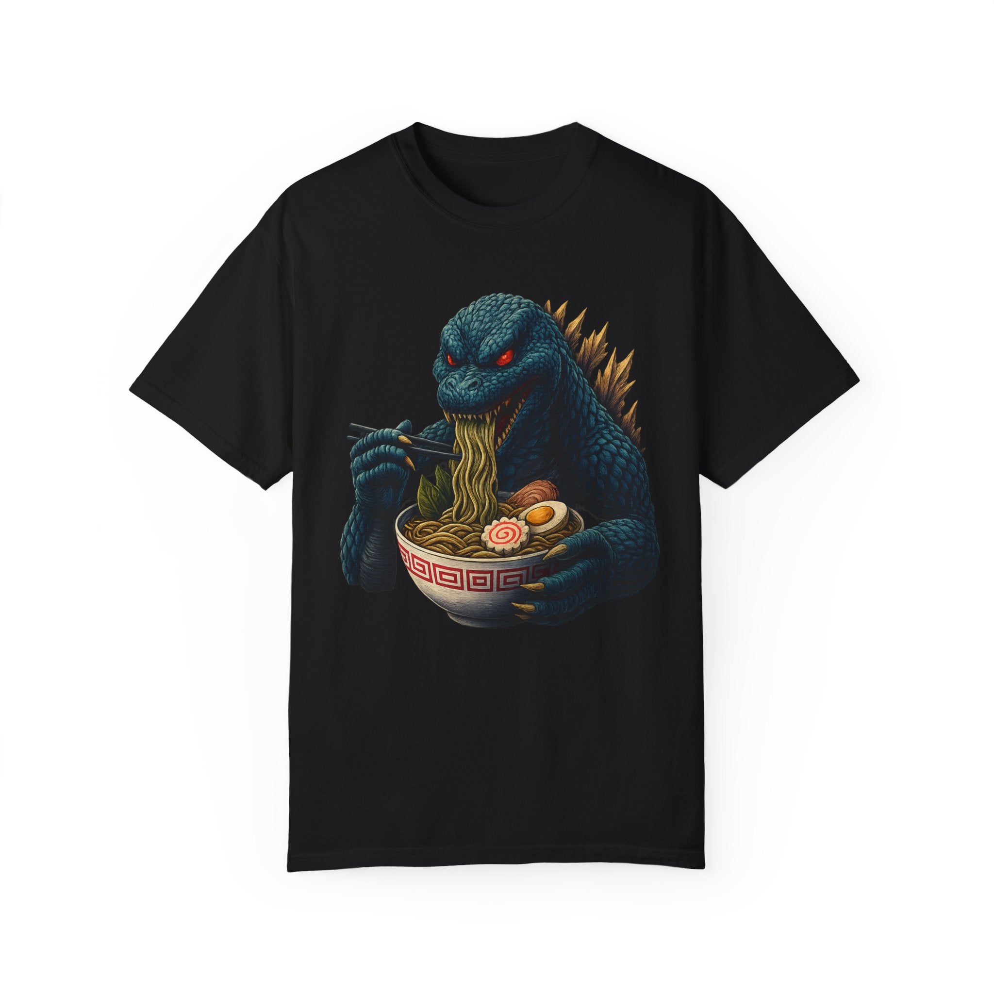 Kaiju Godzilla Eating Ramen T-shirt