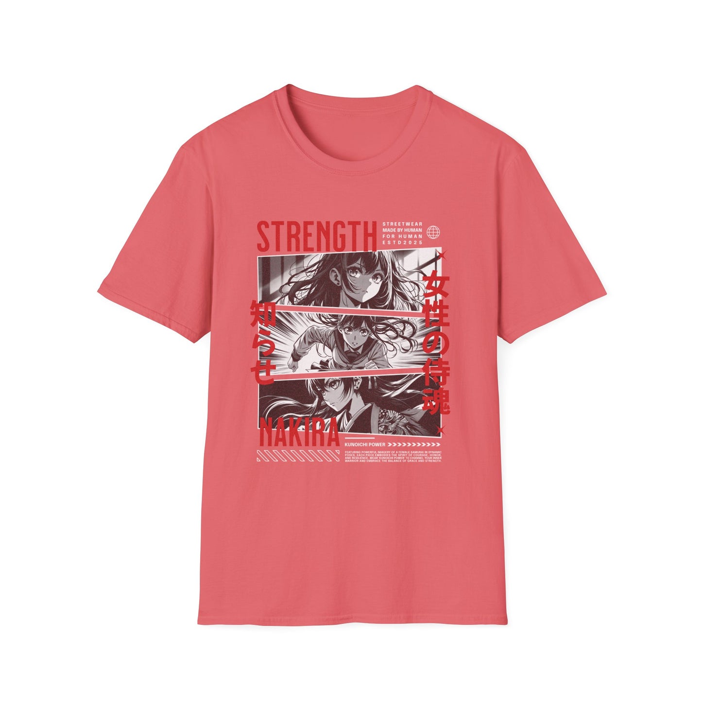 Nakira Strength Anime Girl T-Shirt