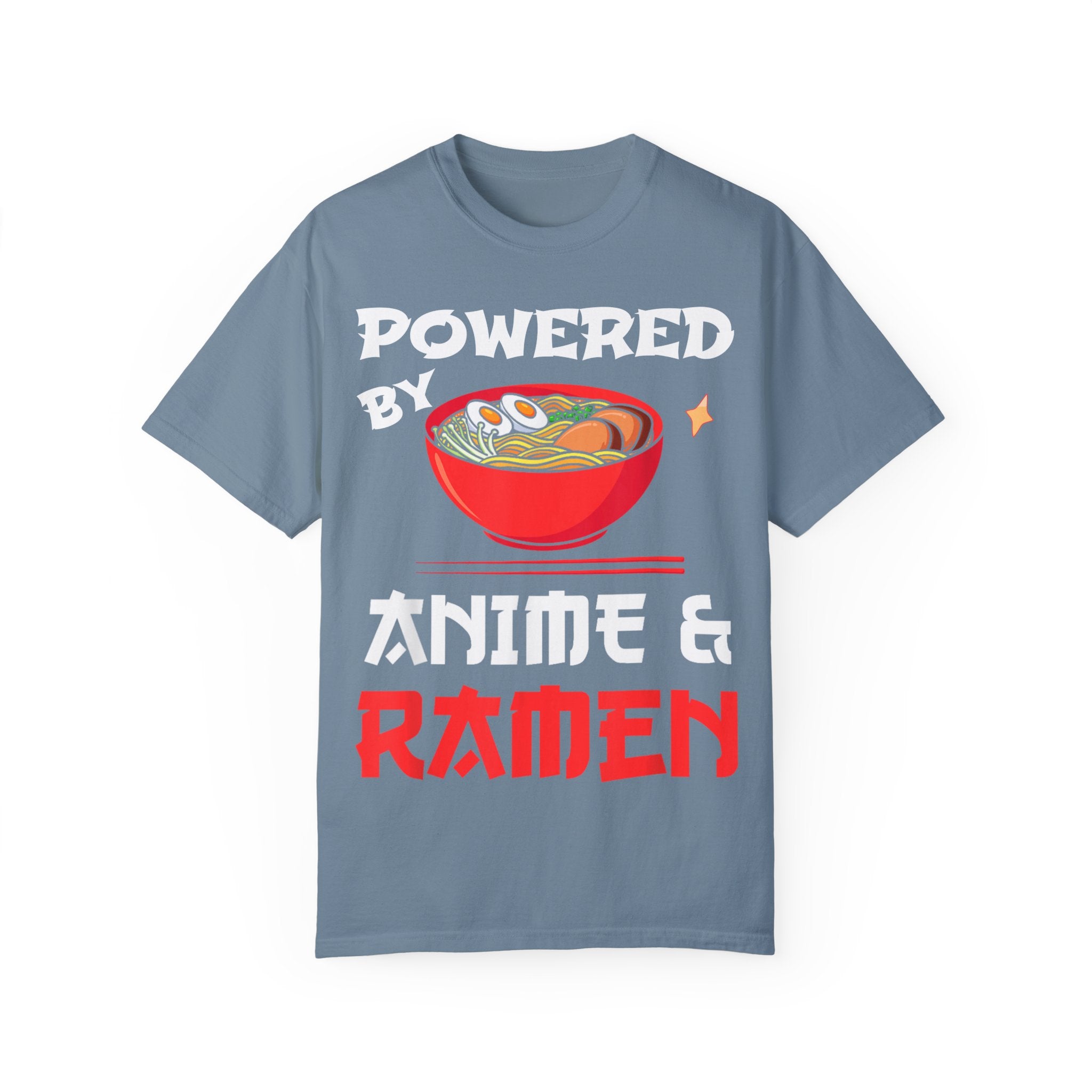 Powered by Anime & Ramen Anime T-shirt