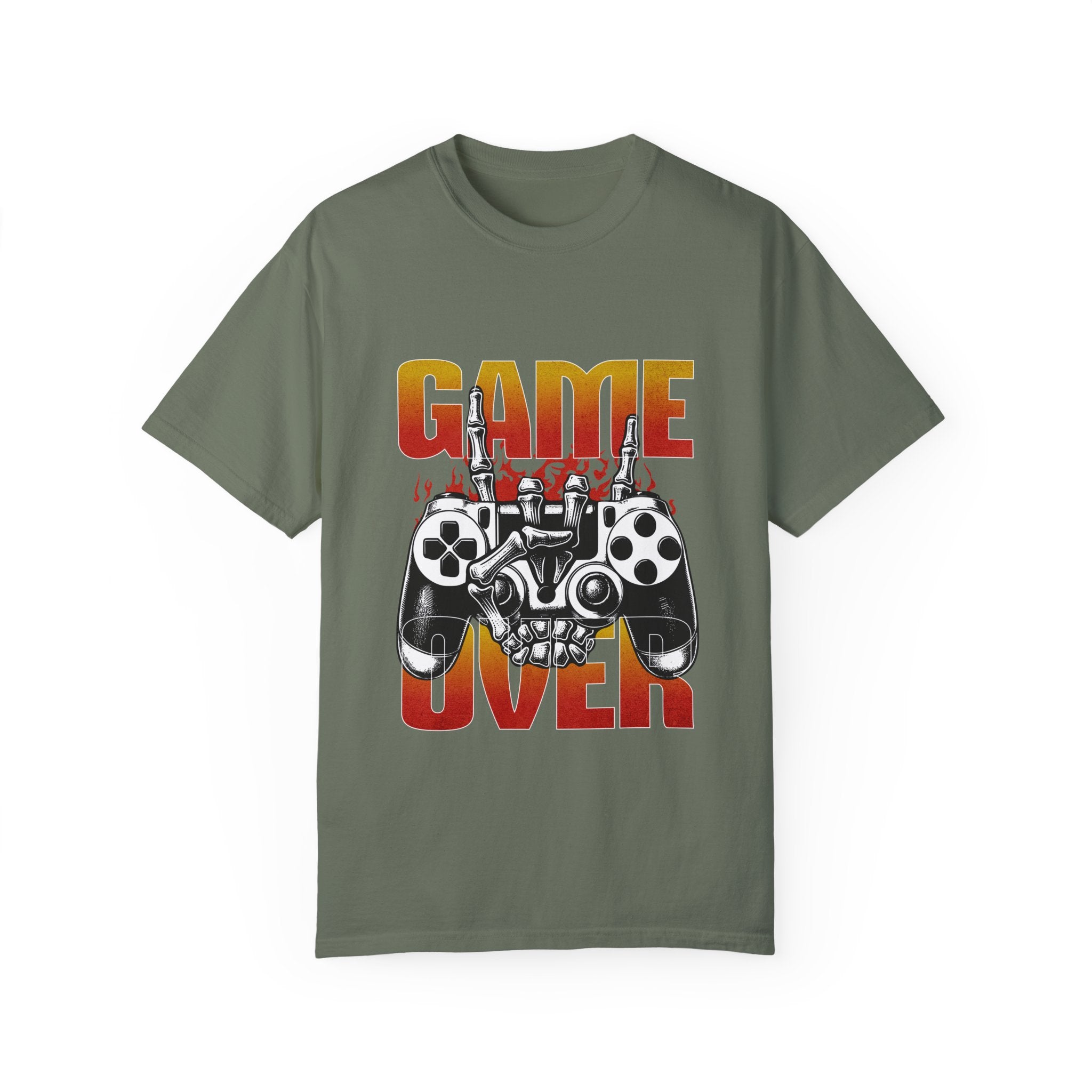 Skeleton Gamer Game Over T-shirt