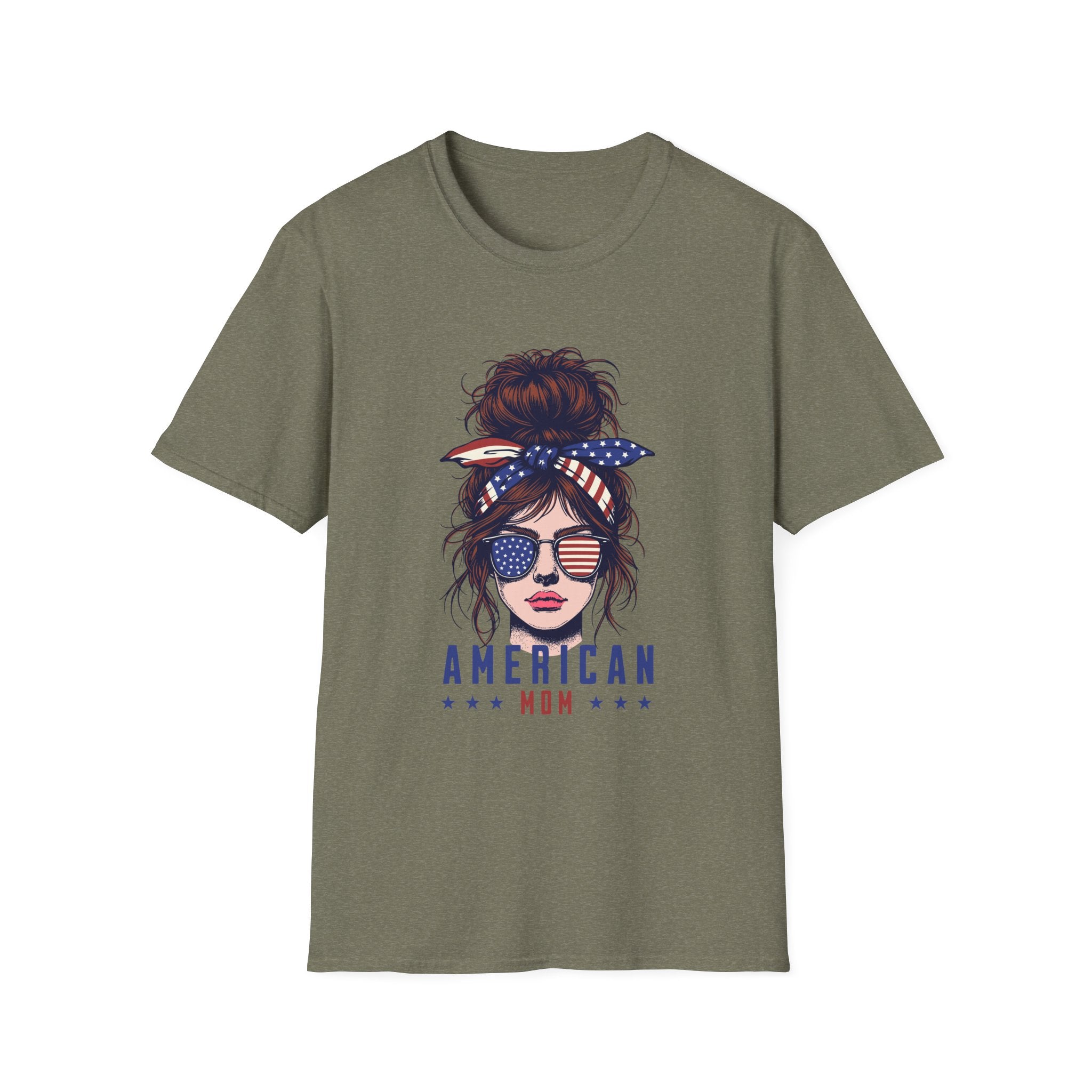 4th of July Gifts for Mothers American Mom T-shirt