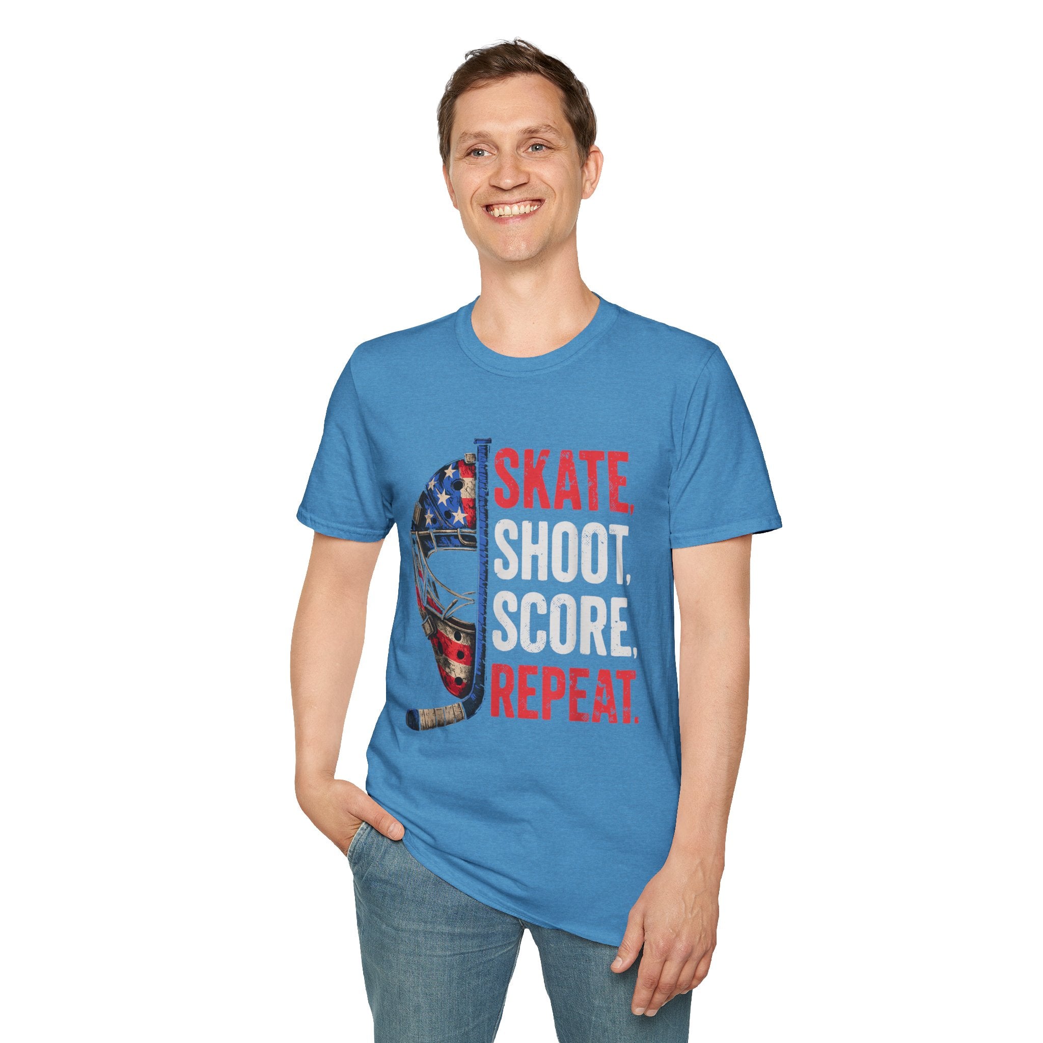 USA Hockey Skate Shoot Score Hockey T-Shirt