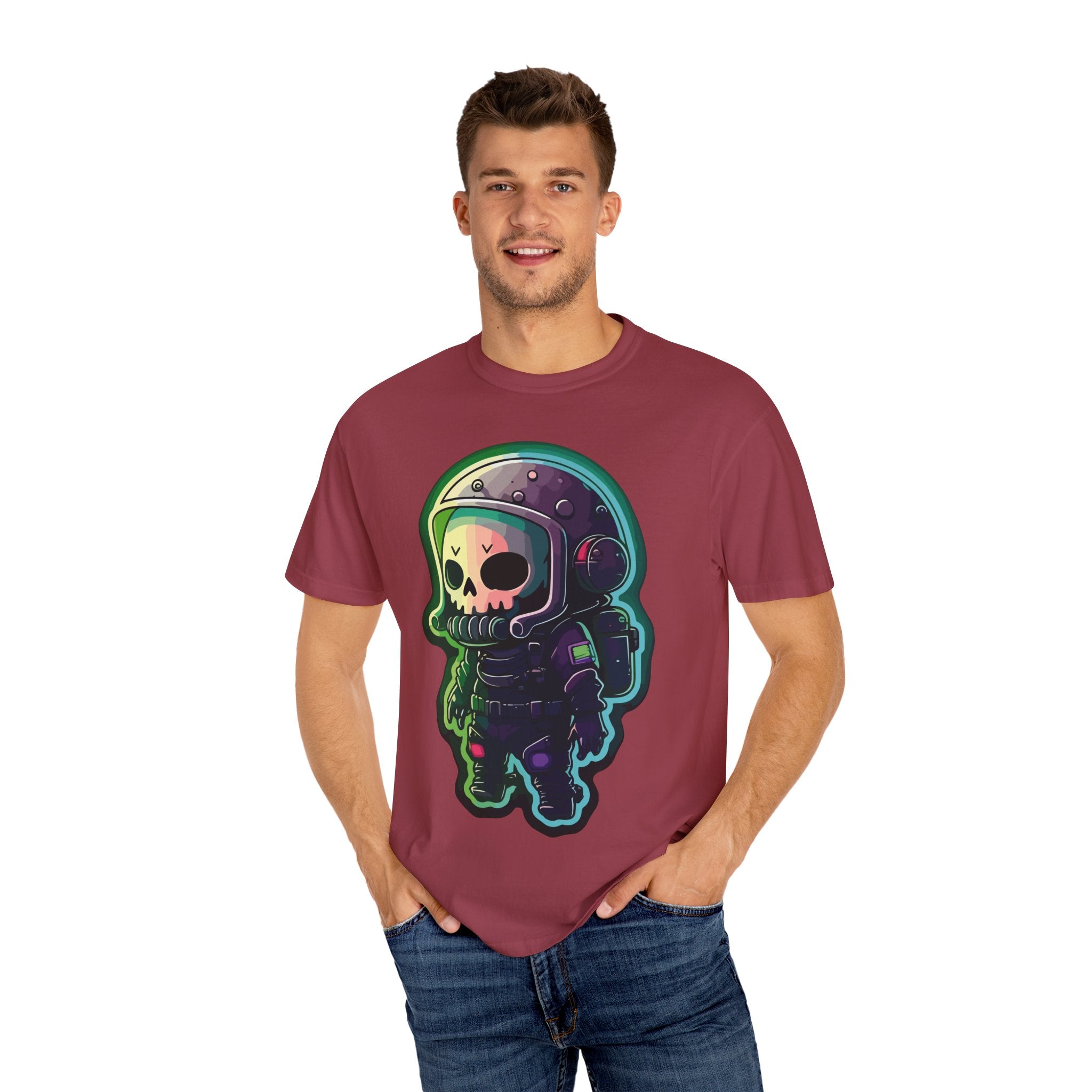 Funny Grim Reaper Astronaut Streetwear T-shirt