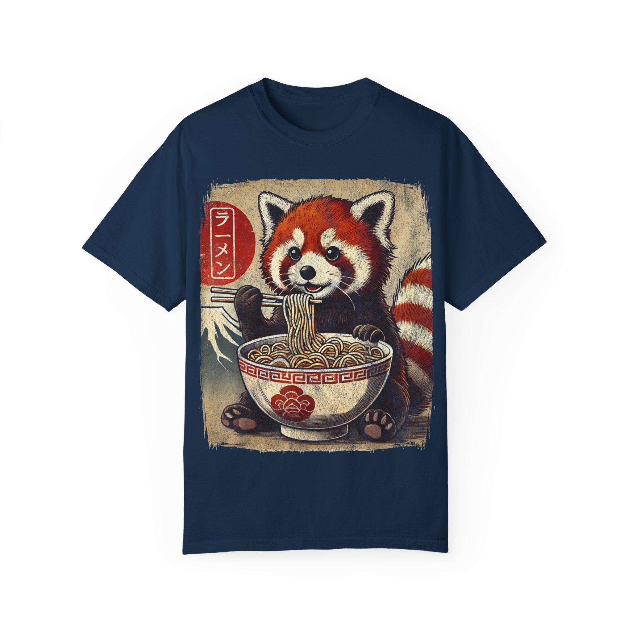 Ramen Time – Japanese Anime Red Panda T-shirt