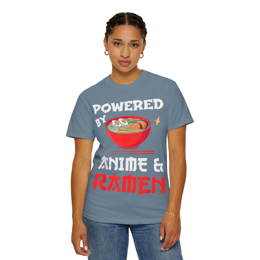 Powered by Anime & Ramen Anime T-shirt