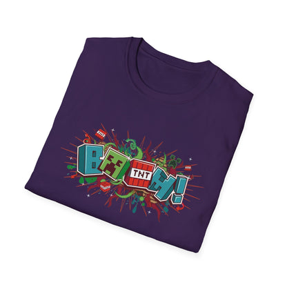 Funny Mining Gamer Pixel Boom Gaming Miner T-Shirt