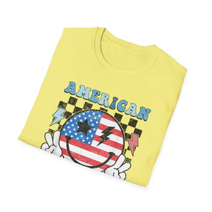 Vintage Peace Sign American Girl T-shirt