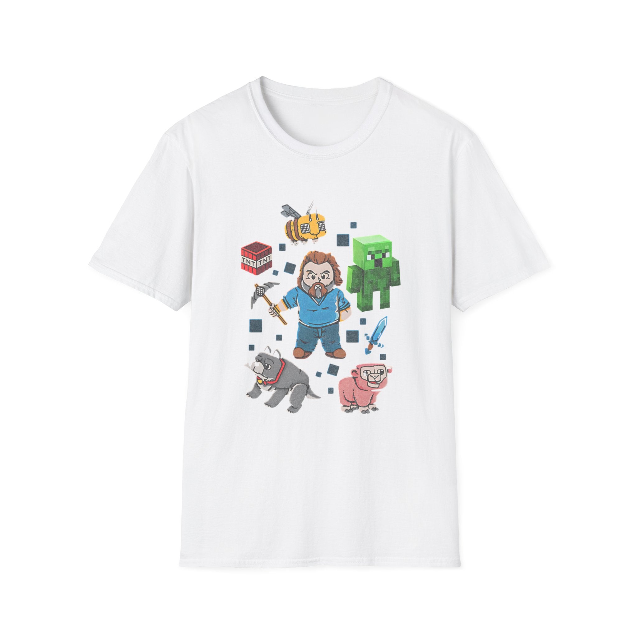 Pop Culture Mining & Crafting Funny Gaming T-Shirt