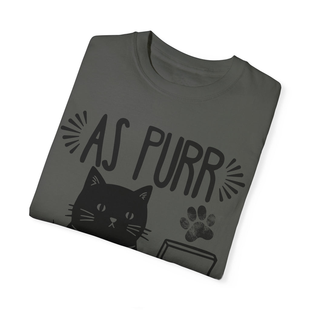 As Purr My Last Email Funny Cat T-shirt