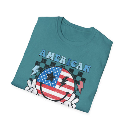 Vintage Peace Sign American Girl T-shirt