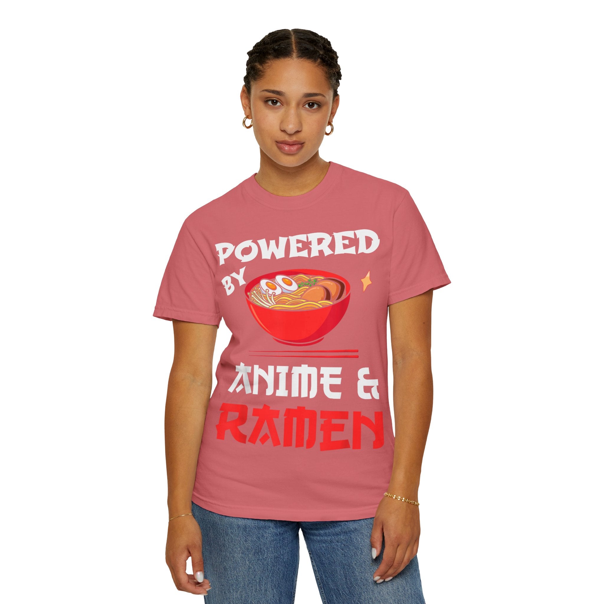 Powered by Anime & Ramen Anime T-shirt