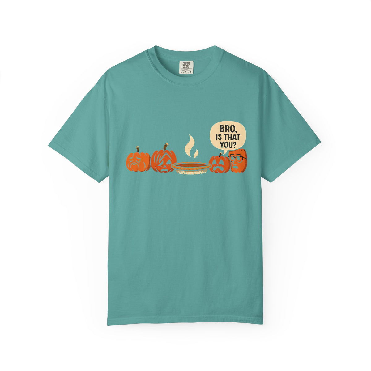 Funny pumpkin pie shirt, retro fall humor tee, sarcastic autumn gift, cute thanksgiving graphic top | Comfort Colors® T-Shirt