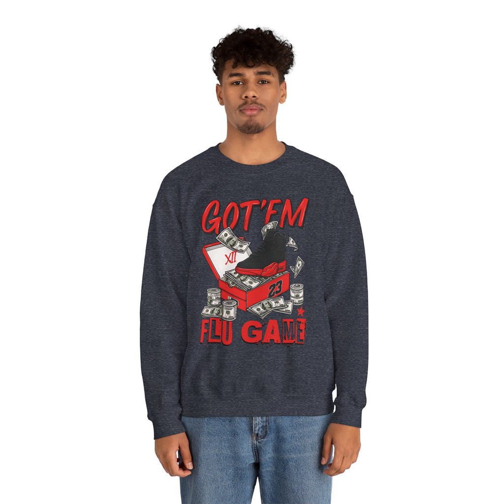 Streetwear Sneakerhead Match Jordan 12 Retro Flu Game Sweatshirt