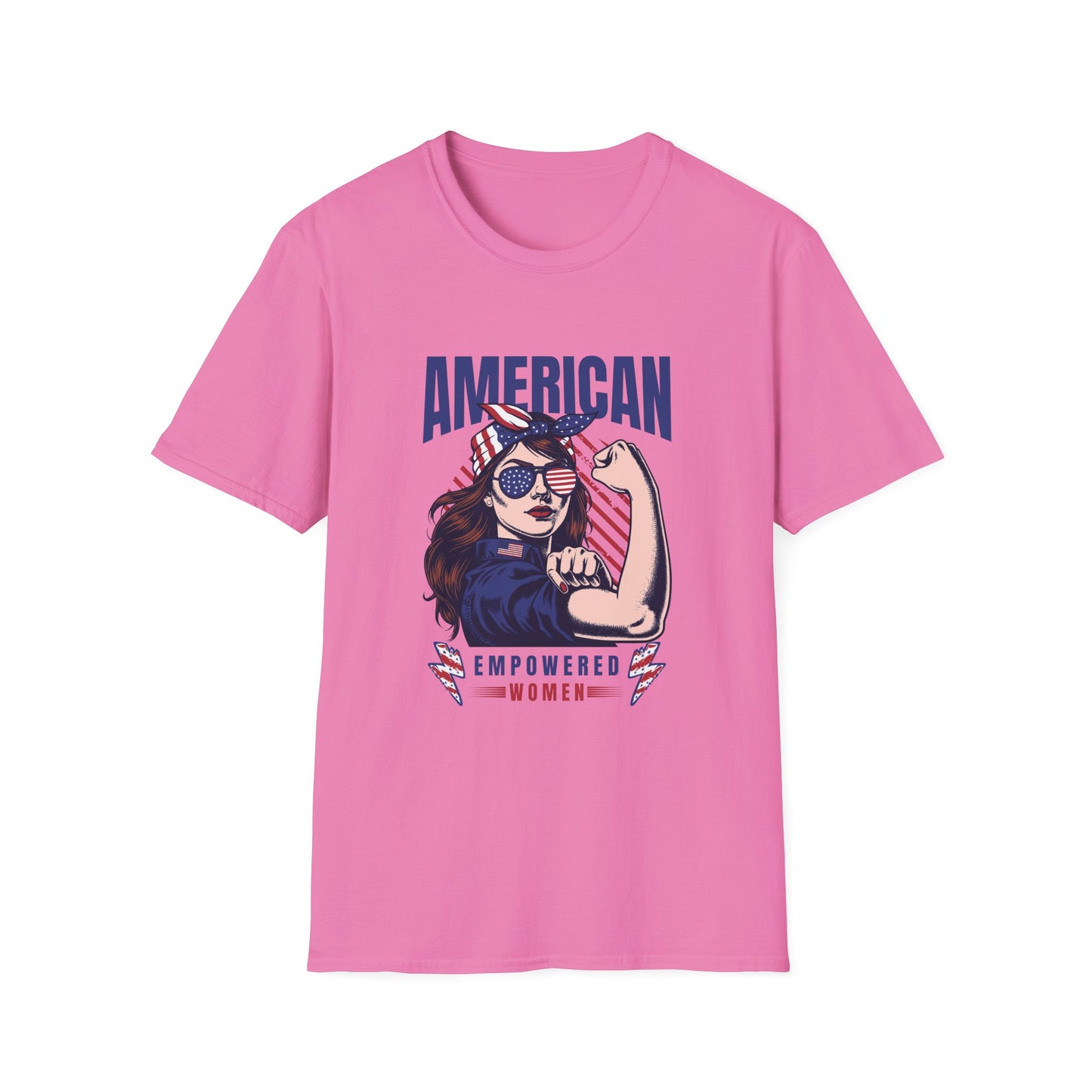American Empowered Woman 4th of July Gifts Women's T-shirt