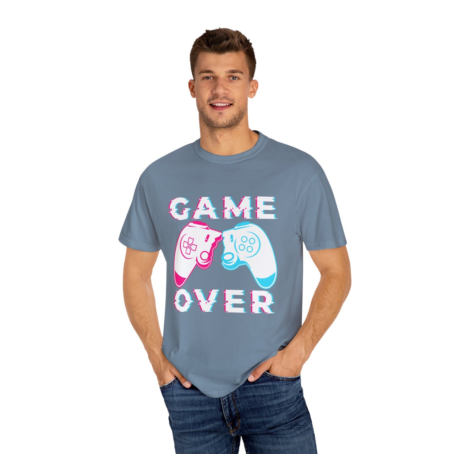 Gamer Over – Pixelated Controller T-shirt